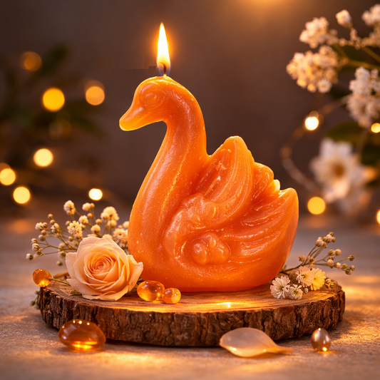 Duck Shaped Fancy Candle Mold, Decorative Candle Making Mold