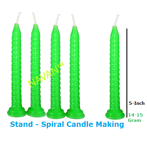 5-Inch, 10-Gram, 14 Pc’s, Spiral Candle Making Mold