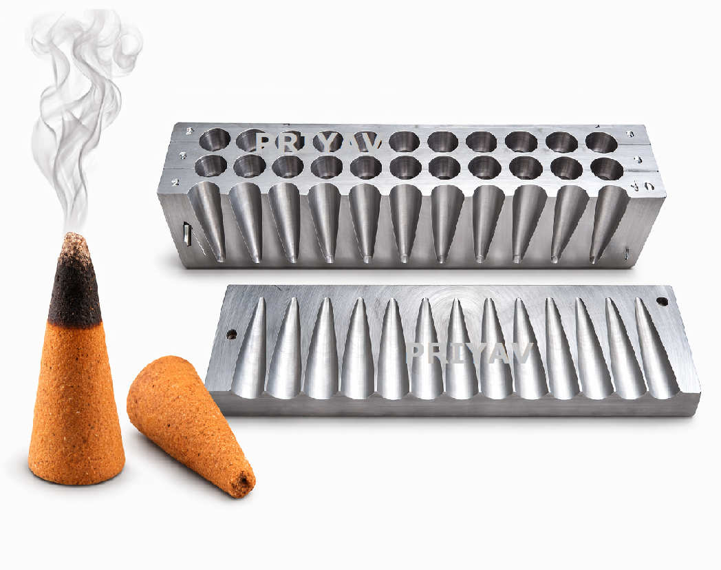 36 Pcs Dhoop Cone Making Mold | Manual Dhoop Batti Mold for Handmade Incense