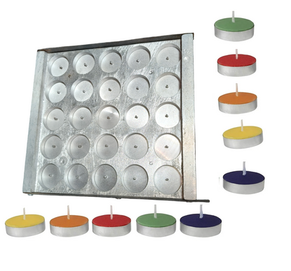 25-Pcs Tea light Candle Mould