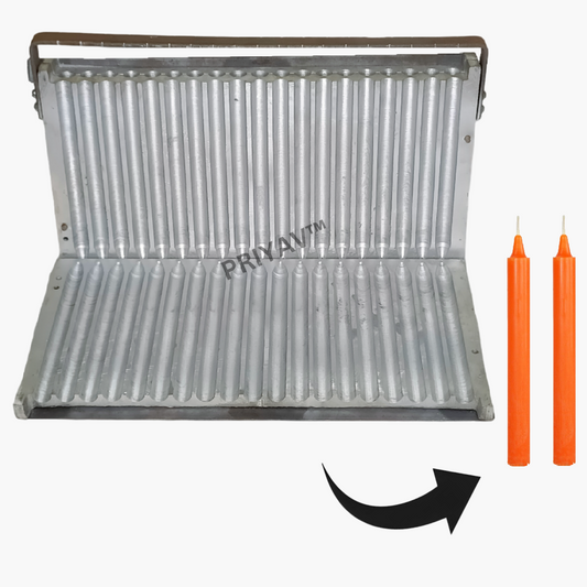 6-Inch (15.2cm), 15-Gram, 38-Pc’s Plain Candle Making Mold