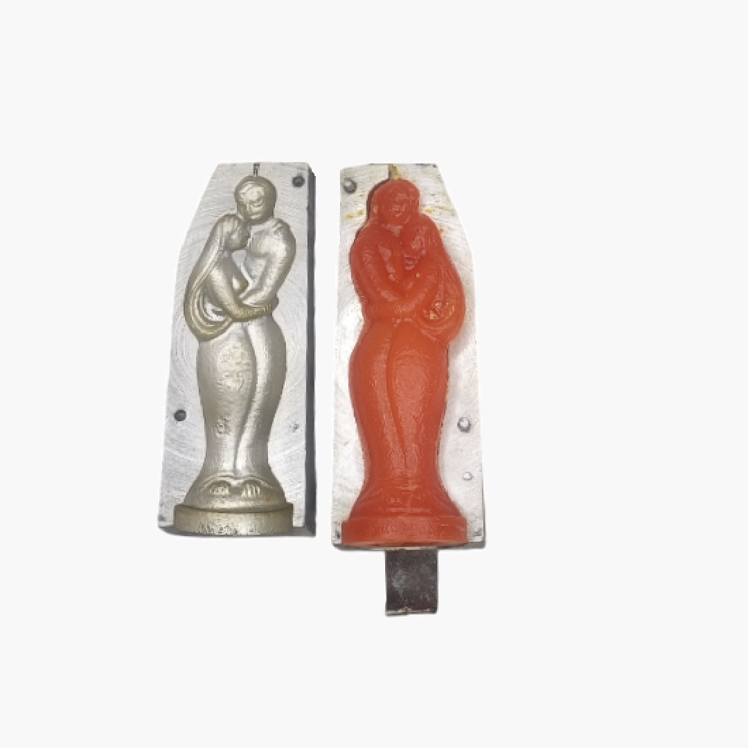 Couple Candle Making Mold, Fancy  Candle Making Manual Machine