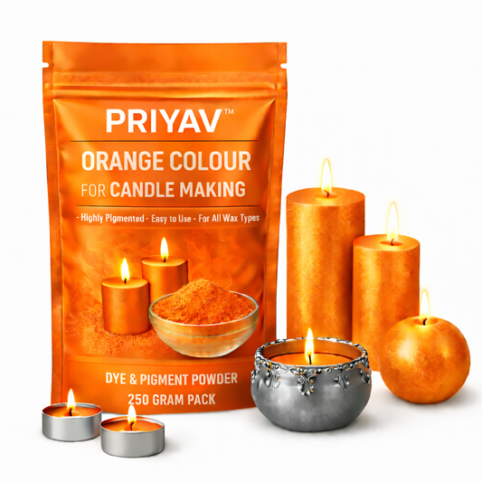 ORANGE Candle Making Color | Wax Color | Candle Powder Color Pigment