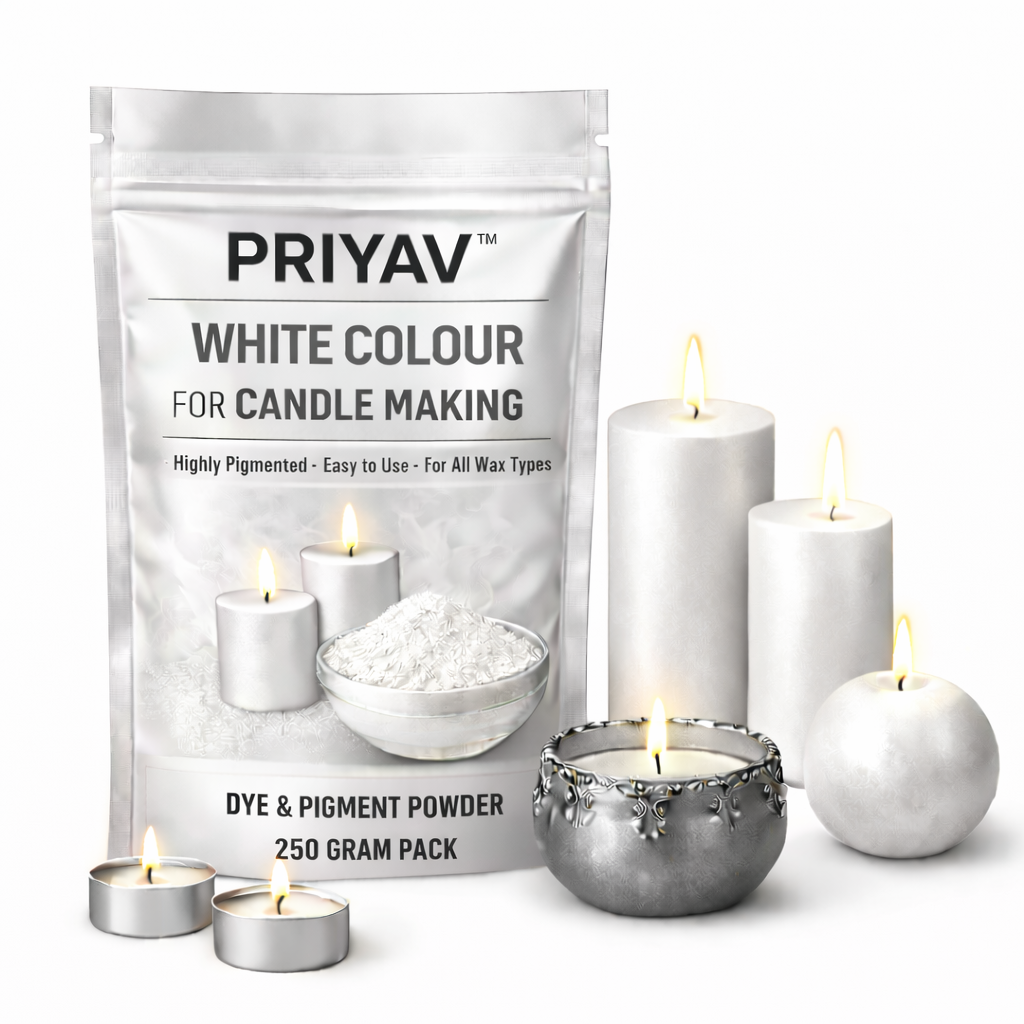 WHITE Candle Making Color | Wax Color | Candle Powder Color Pigment