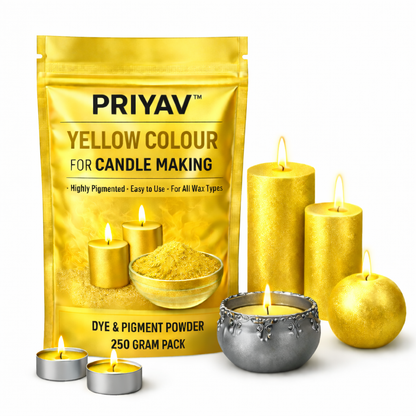 YELLOW Candle Making Color | Wax Color | Candle Powder Color Pigment