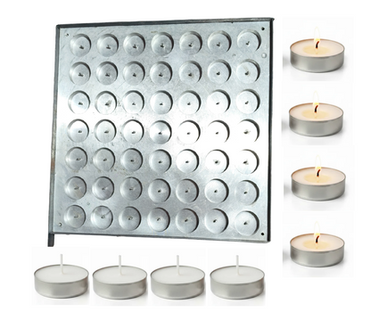 49Pcs Tea light Candle Mould