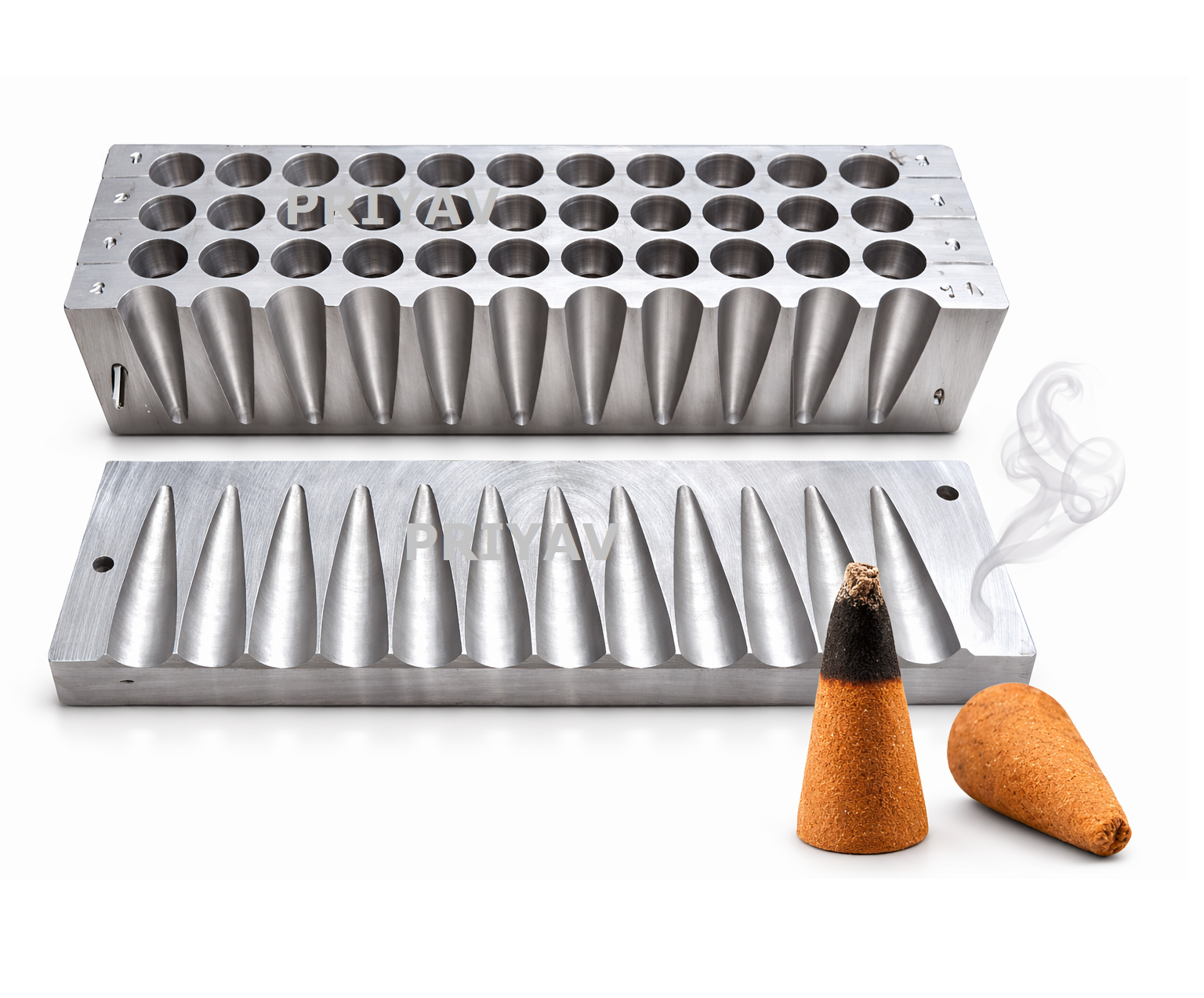 2-inch 48 Pcs Dhoop Cone Making Mold for Handmade Incense | Priyav Industries