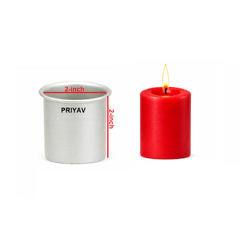 2 x 2-inch Pillar Candle Mould – Aluminium