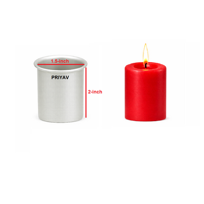 1.5 x 2-inch Pillar Candle Mould – Aluminium