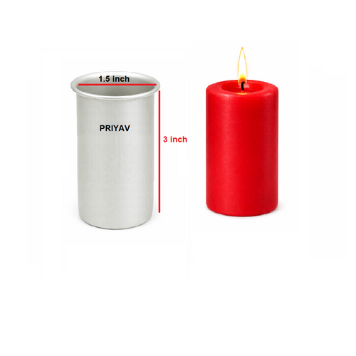 1.5 x 3-inch Pillar Candle Mould – Aluminium