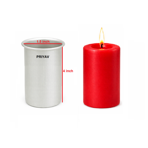 1.5 x 4-inch Pillar Candle Mould – Aluminium