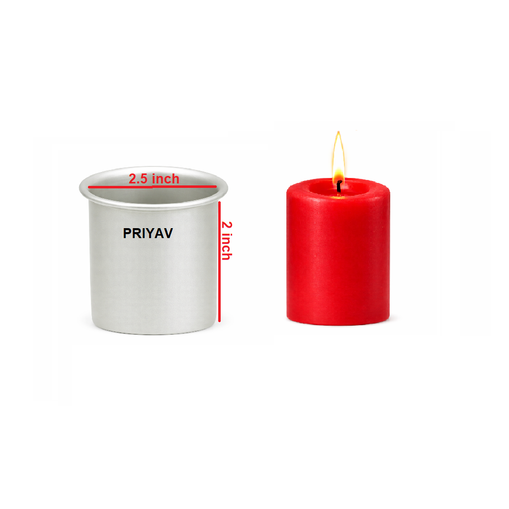 2.5 x 2-inch Pillar Candle Mould – Aluminium