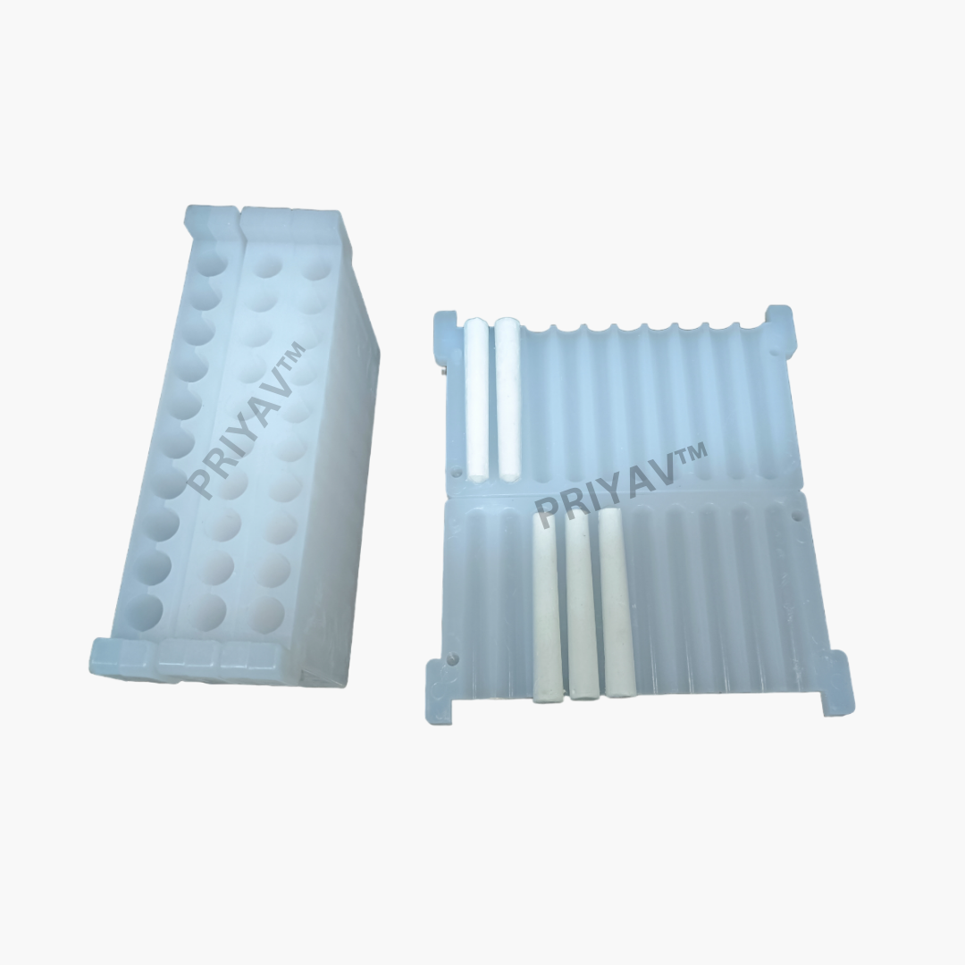 300 Pcs School Chalk Making Mold Manual Machine for School Chalk Manufacturing by Priyav Industries