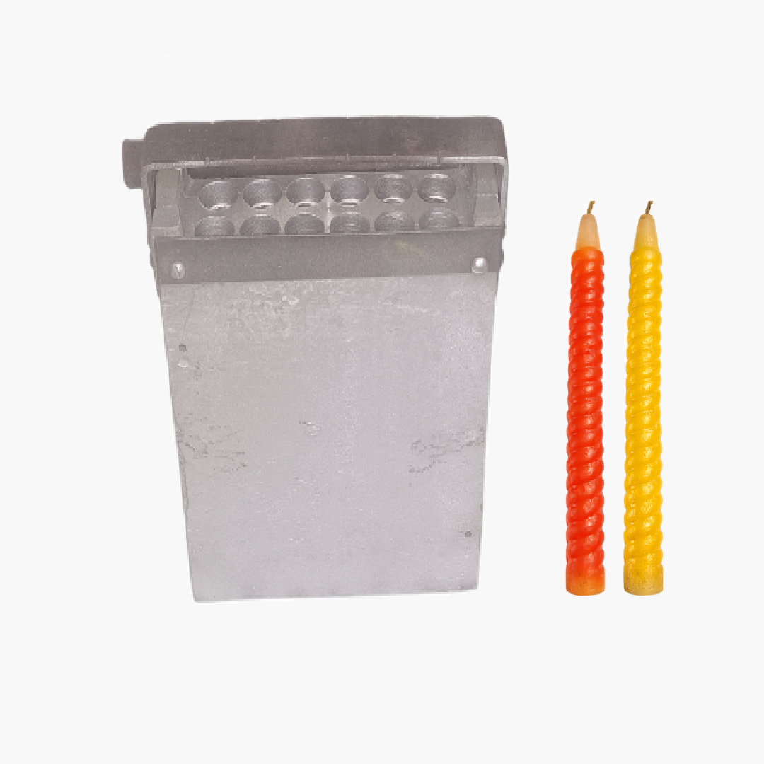 7.5-Inch, 30-Gram, 12-Pc’s, Spiral Candle Making Mold
