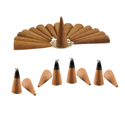 24 Pcs Dhoop Cone Making Mold | Manual Dhoop Batti Mold for Handmade Incense Production