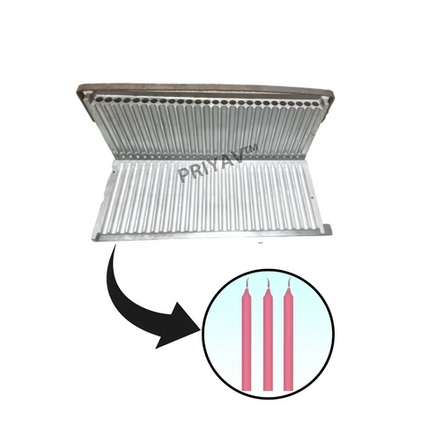 4-inch, 5-Gram, 50 Pc’s, Plain Candle Making Mold