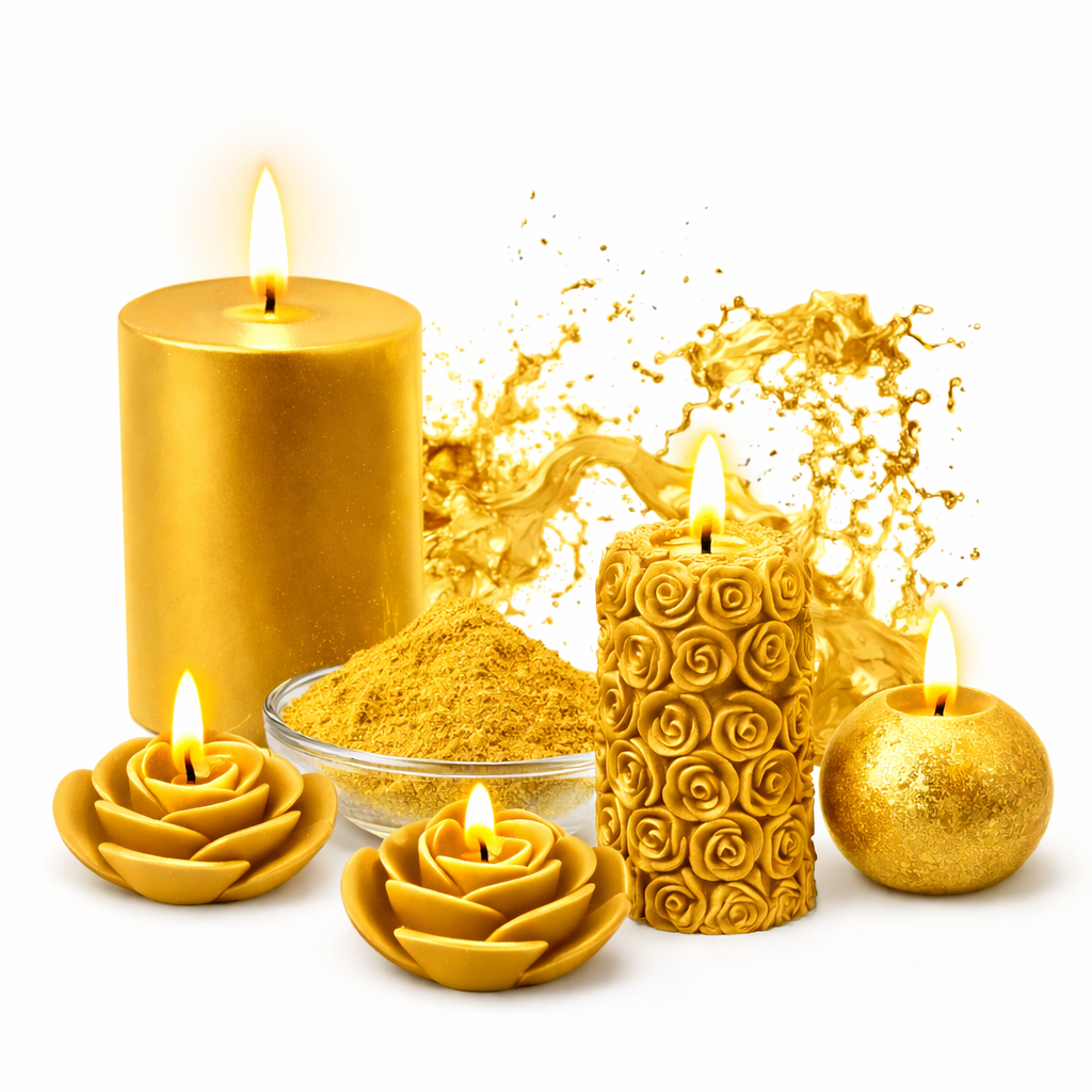 GOLDEN Candle Making Color | Wax Color | Candle Powder Color Pigment
