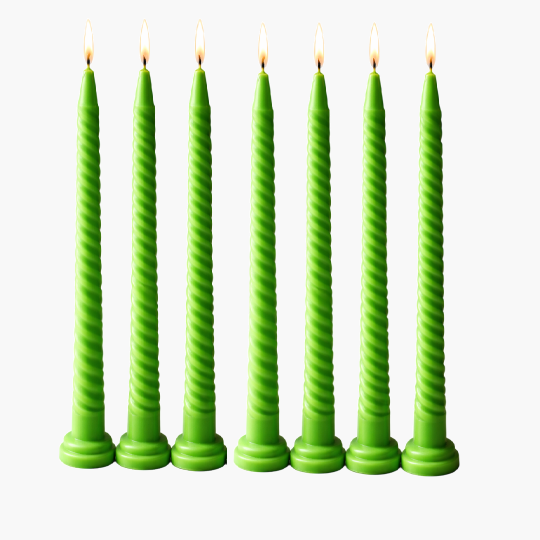 7.5-Inch, 24-Gram, 6 Pc’s, Spiral Candle Making Mold