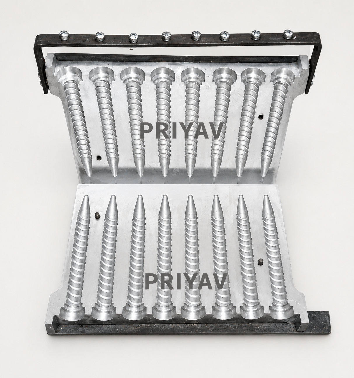 5-inch 12-gram 8-pcs stand-spiral candle making mold