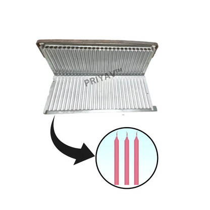 5-Inch, 8-Gram, 50 Pc’s, Plain Candle Making Mold