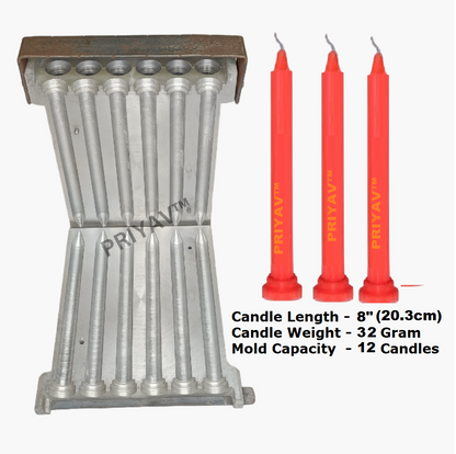 Stand Candle Making Molds, Aluminium Candle Molds, Manual Candle Machines, Commercial Candle Making Equipment, Candle Manufacturing Machines