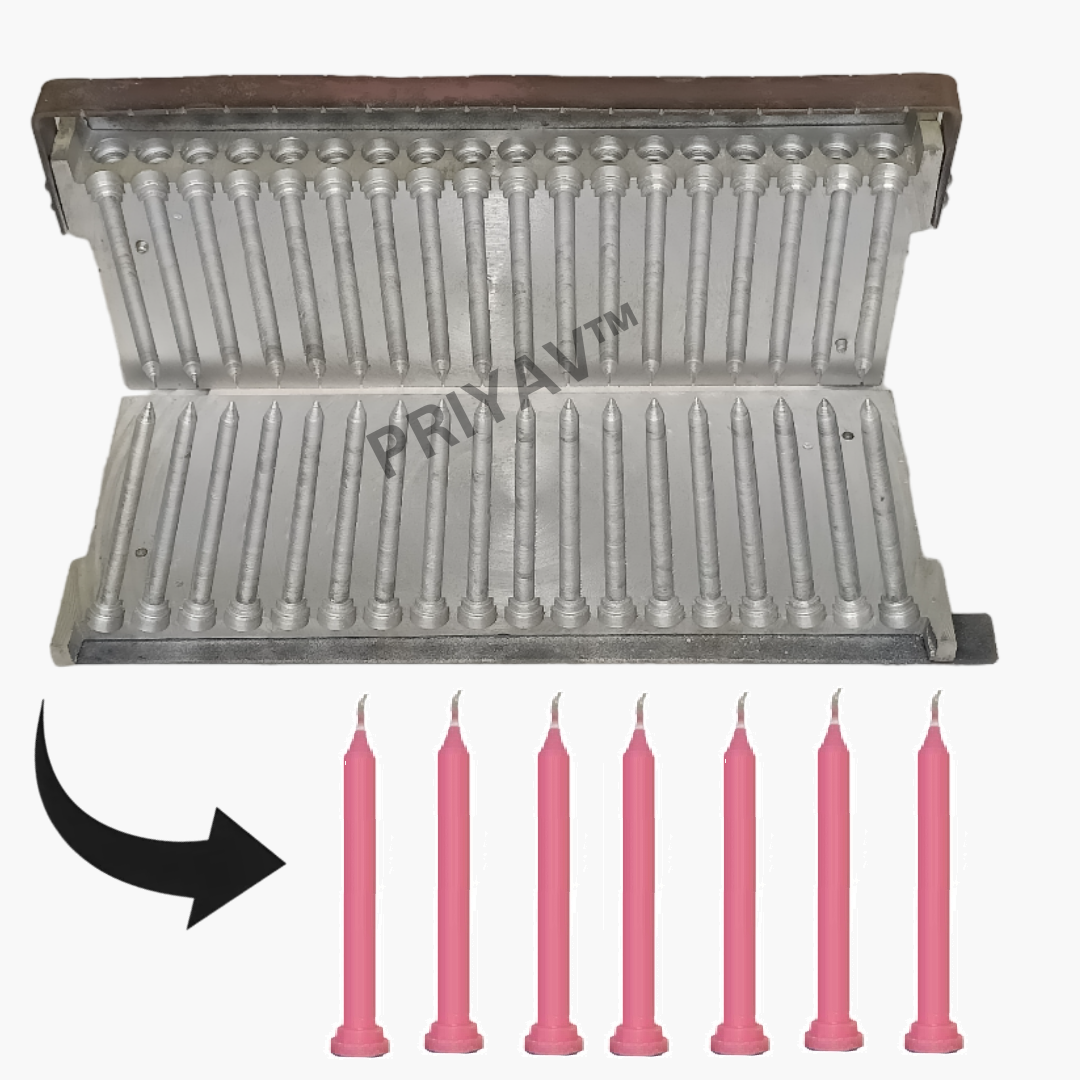 4-Inch, 4 Gram, 36 Pc’s, Stand Candle Making Mold