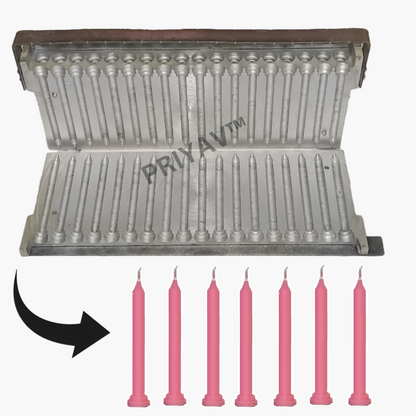 4-Inch, 4 Gram, 36 Pc’s, Stand Candle Making Mold
