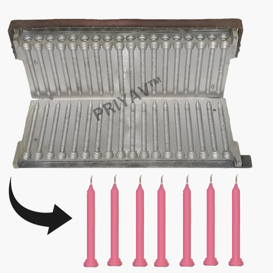 4-Inch, 4 Gram, 36 Pc’s, Stand Candle Making Mold