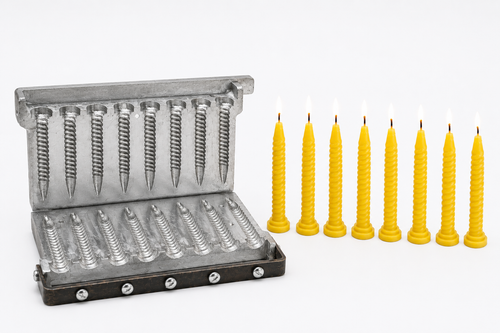 Reusable paraffin wax spiral candle mold by PRIYAV