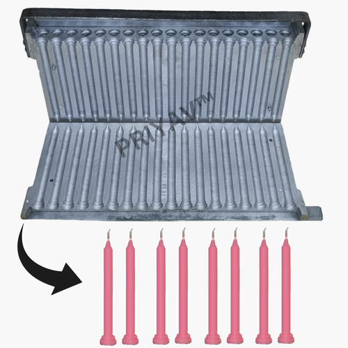 5-Inch,7/8-Gram,36 Pc’s, Stand Candle Making Mold