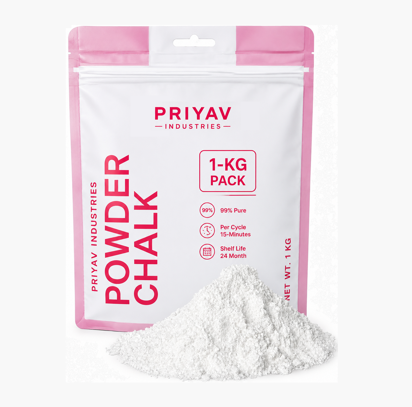 School Chalk Manufacturing Powder | Whiting Powder for Dustless Chalk Making | 99% Pure Chalk Production Material