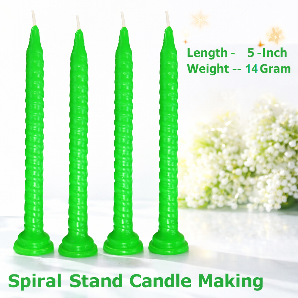 5-Inch, 10-Gram, 14 Pc’s, Spiral Candle Making Mold