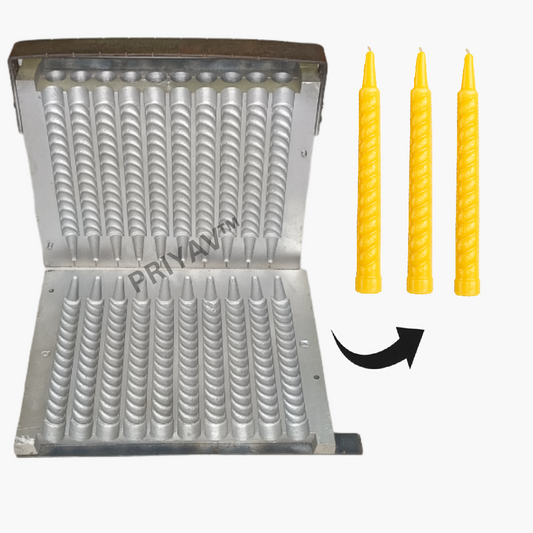 5-Inch, 10-Gram, 14 Pc’s, Spiral Candle Making Mold
