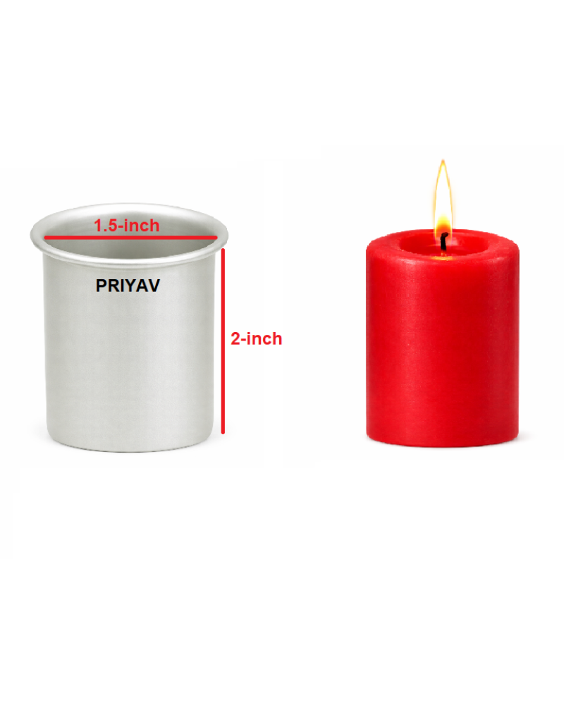 1.5 x 2-inch Pillar Candle Mould – Aluminium