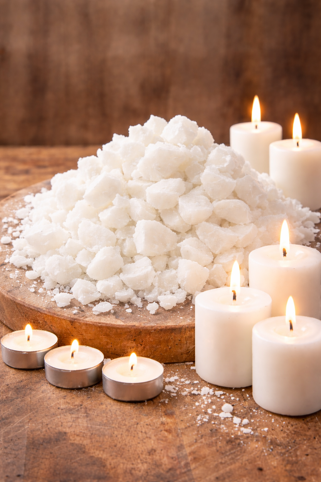vegetable candle-making wax for jar candles, 